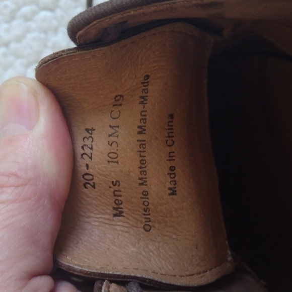 Johnston & Murphy Conard Brown Leather Derby Shoes 10.5 M - Picture 9 of 10